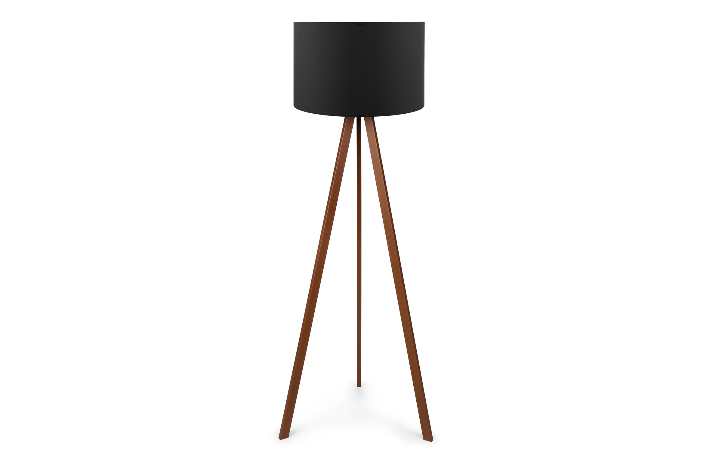 Tip bec: 1xE27/max 40W Lampa de podea, maro + negru  1